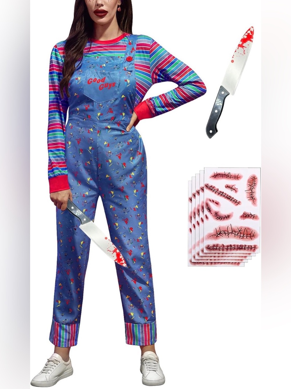 Chucky jumpsuit costume - Large